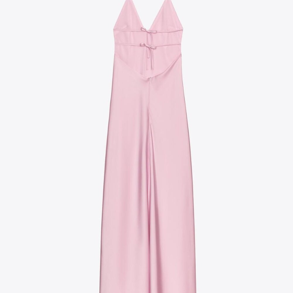 Zara Pink Satin Slip Dress NWT Size XS